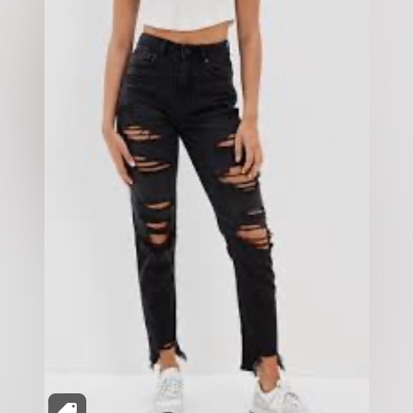 American Eagle Outfitters Denim - AE Strigid Ripped Mom Jean
